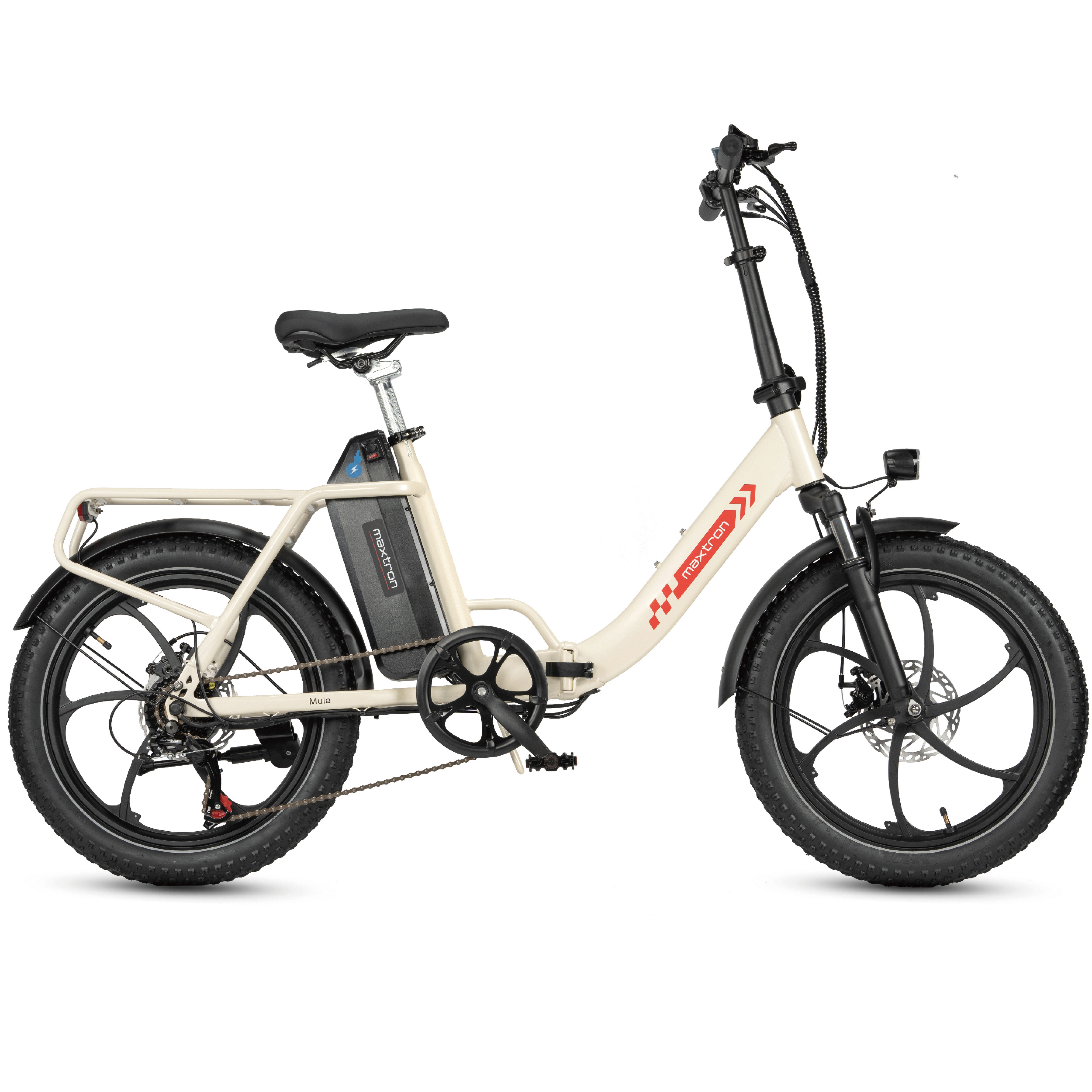 Maxtron E-Bike Klapprad Maxtron MULE Klapprad, 7 Gang Shimano ALTUS Schaltwerk, Kettenschaltung, 960 Wh, (Packung), Stadt & Abenteuer: 20" Fatbike mit XXL 20Ah Akku.