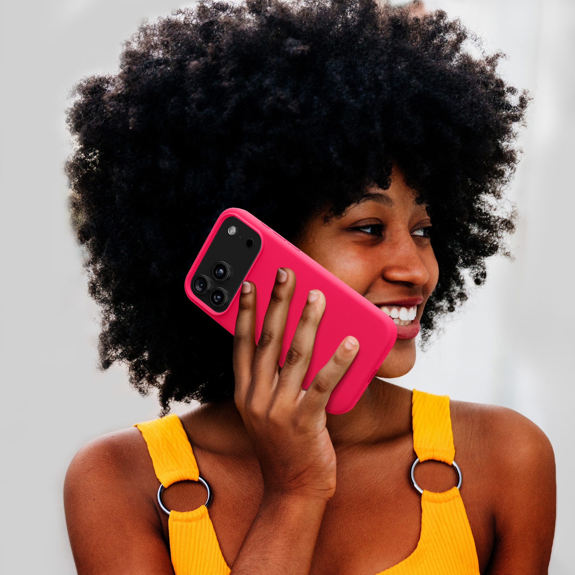 kwmobile Smartphone-Hülle Handyhülle für Apple iPhone 18 Pro Max / iPhone 17 Pro Max Hülle, Weiches Handy Silikon Case - Schutzhülle Cover – Bild 5 von 5