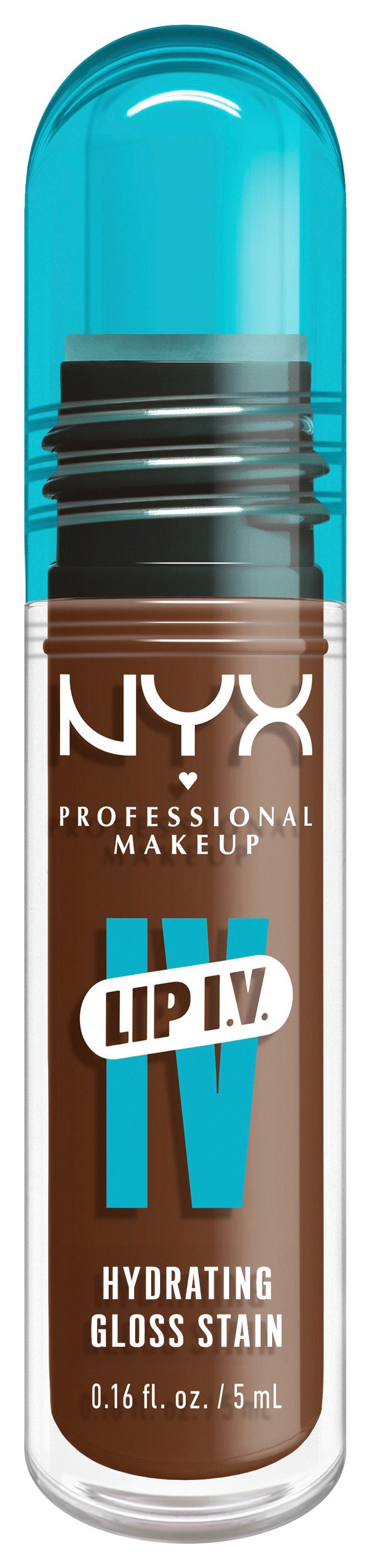 NYX Блеск для губ NYX Professional Makeup Lip IV Gloss Serum Блеск для губ, Wet-Look, spendet Feuchtigkeit, pflegt, hinterlässt Lip Stain.