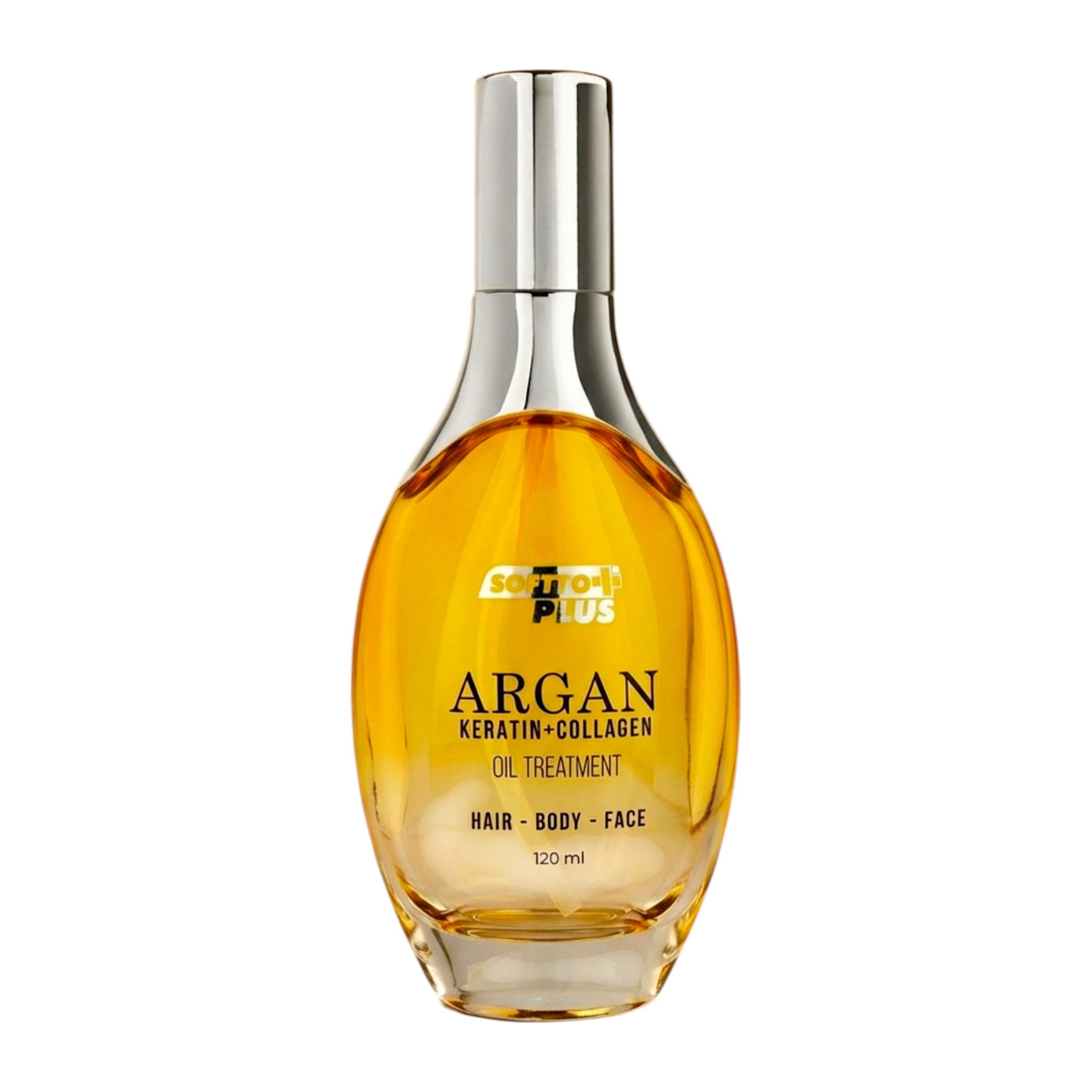 Softto Plus Haaröl Softto+Plus Arganöl – Haar-, Haut- & Körperöl mit Vitamin E, 120 ml