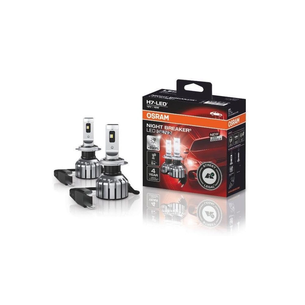 Osram KFZ-Ersatzleuchte Osram NIGHT BREAKER LED H7 GEN 2 Fern- und Abblendlicht