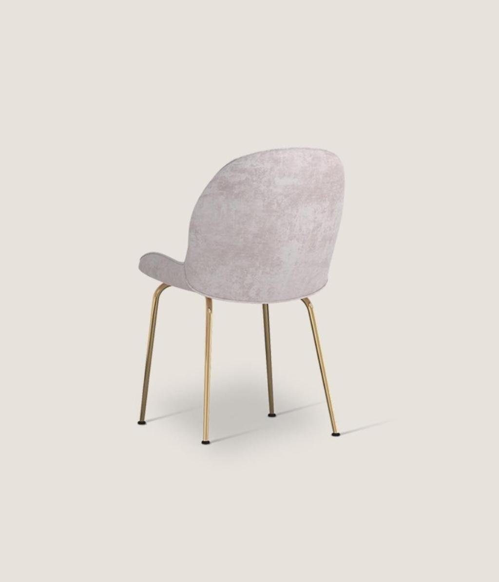 St), Einsitzer Stuhl Hellgrauer JVmoebel Moderne (1 in Europa Designer Stuhl Esszimmer Polsterstühle Made