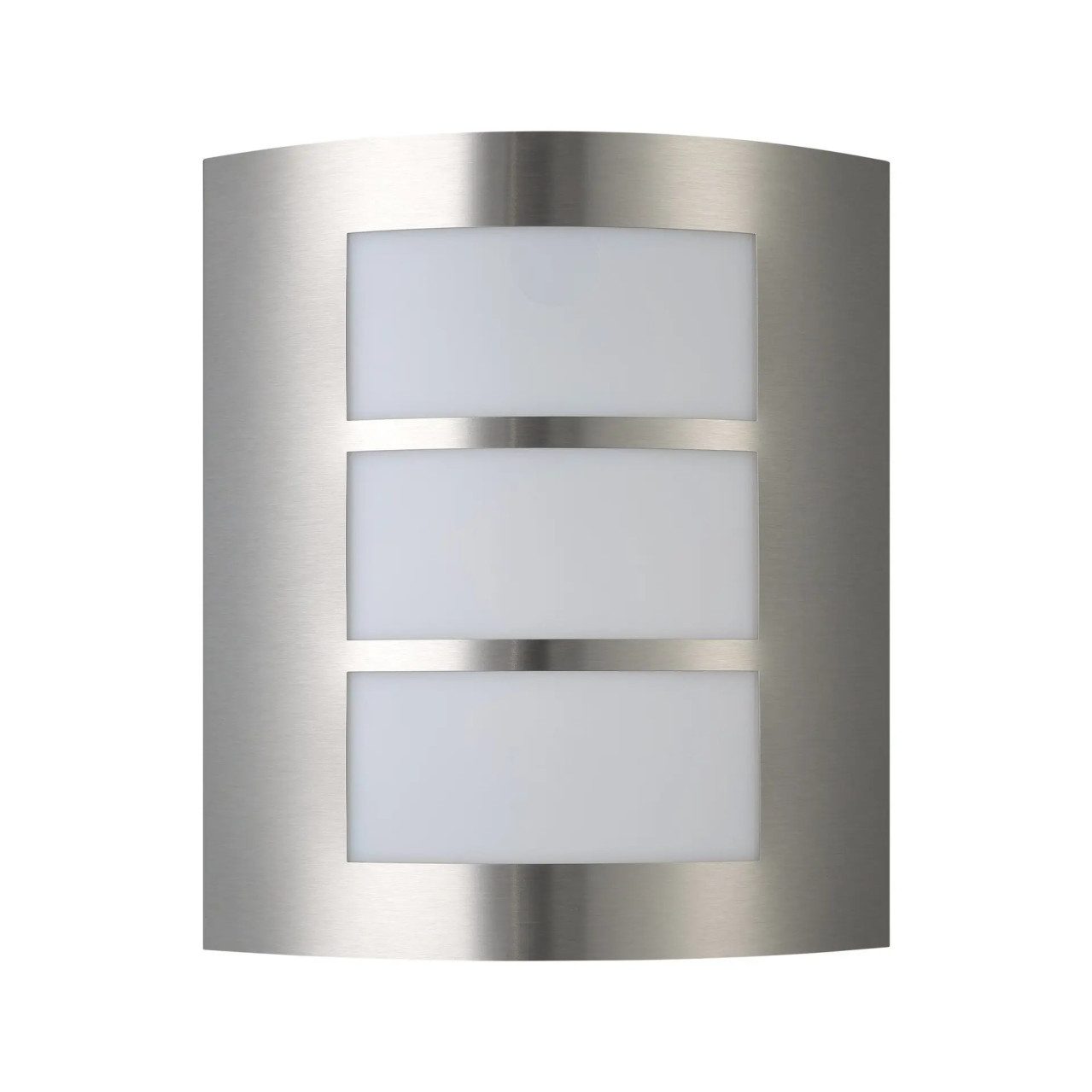 LED Außen-Wandleuchte Eglo Außen-Wandleuchte City edelstahl 26 x 23,5 cm