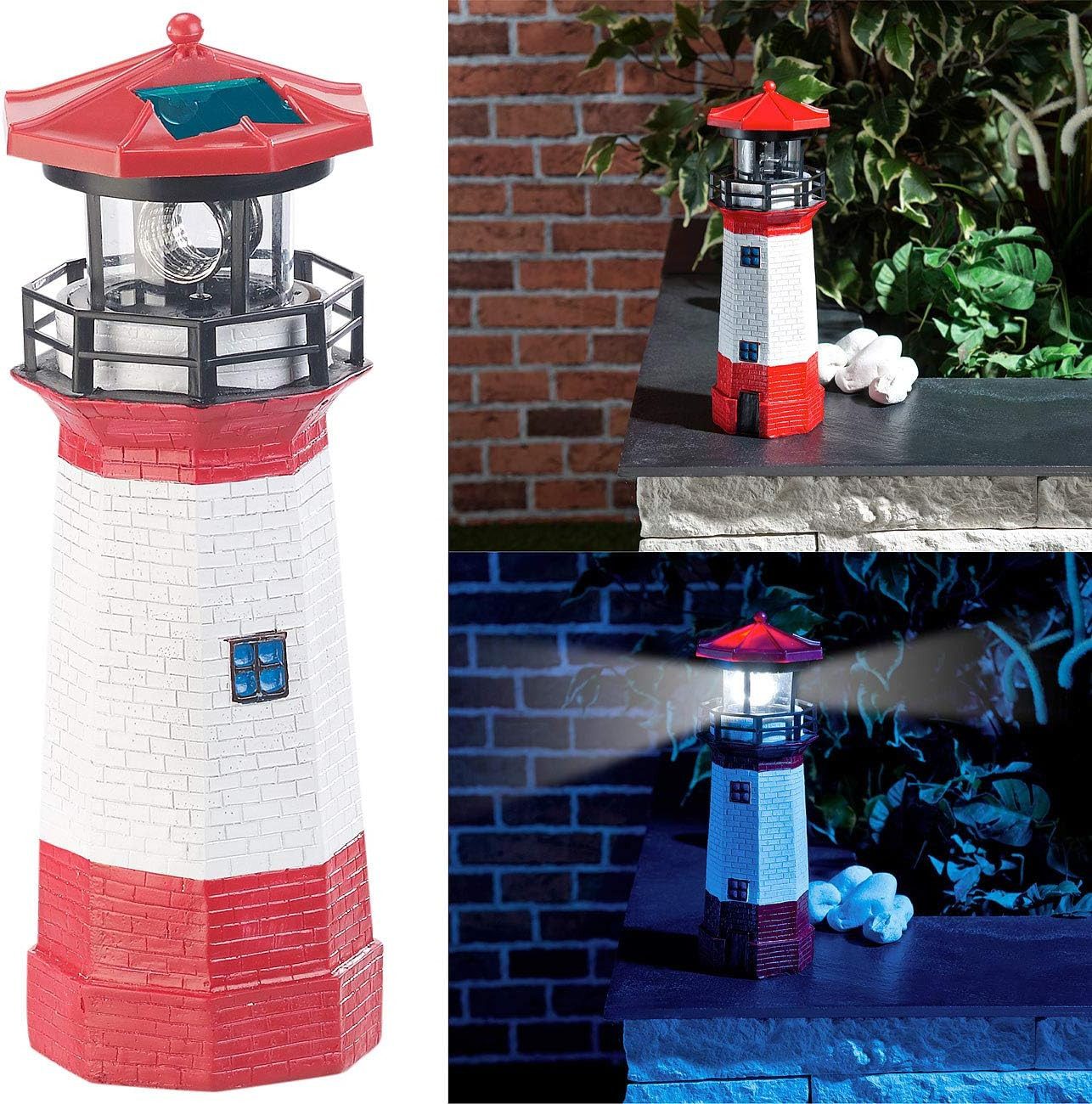 BlingBin LED Solarleuchte LED Solar Leuchtturm günstig online kaufen