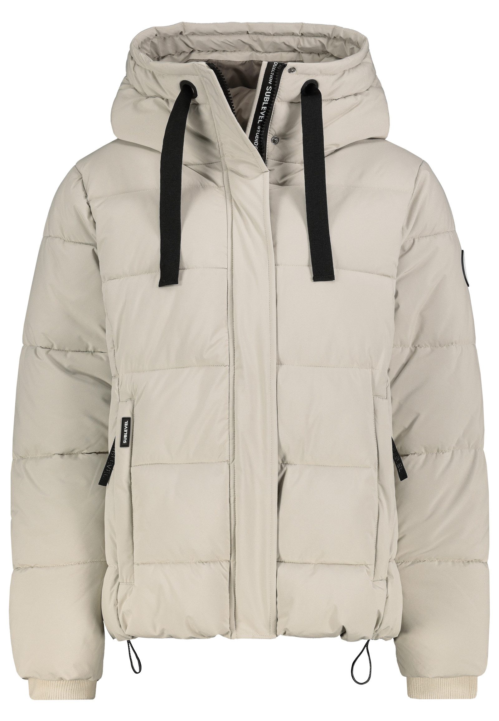 SUBLEVEL Steppjacke Damen mit Kapuze gefütterte günstig online kaufen