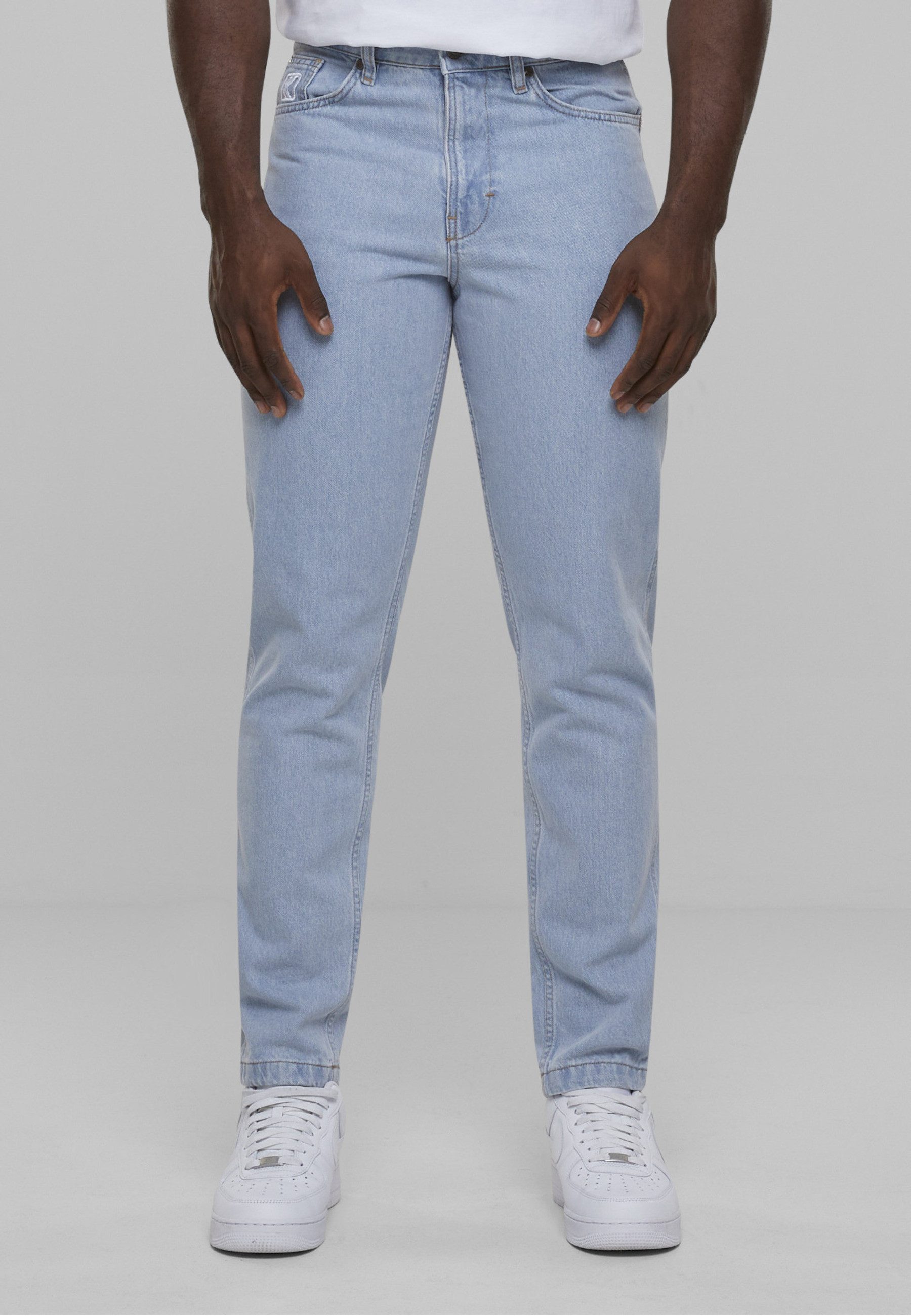 Karl Kani Bequeme Jeans Karl Kani Herren KK Small Signature Tapered Five Pocket Denim