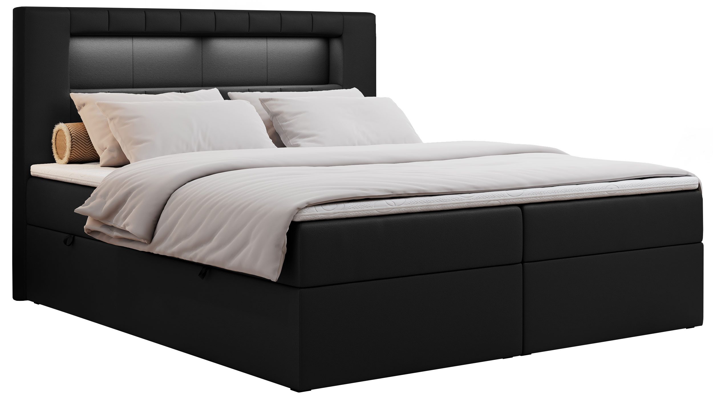 MKS MÖBEL Boxspringbett GOLD5 (Set, Packung, 7 Härtezonen, T30-Schaum, LED, günstig online kaufen