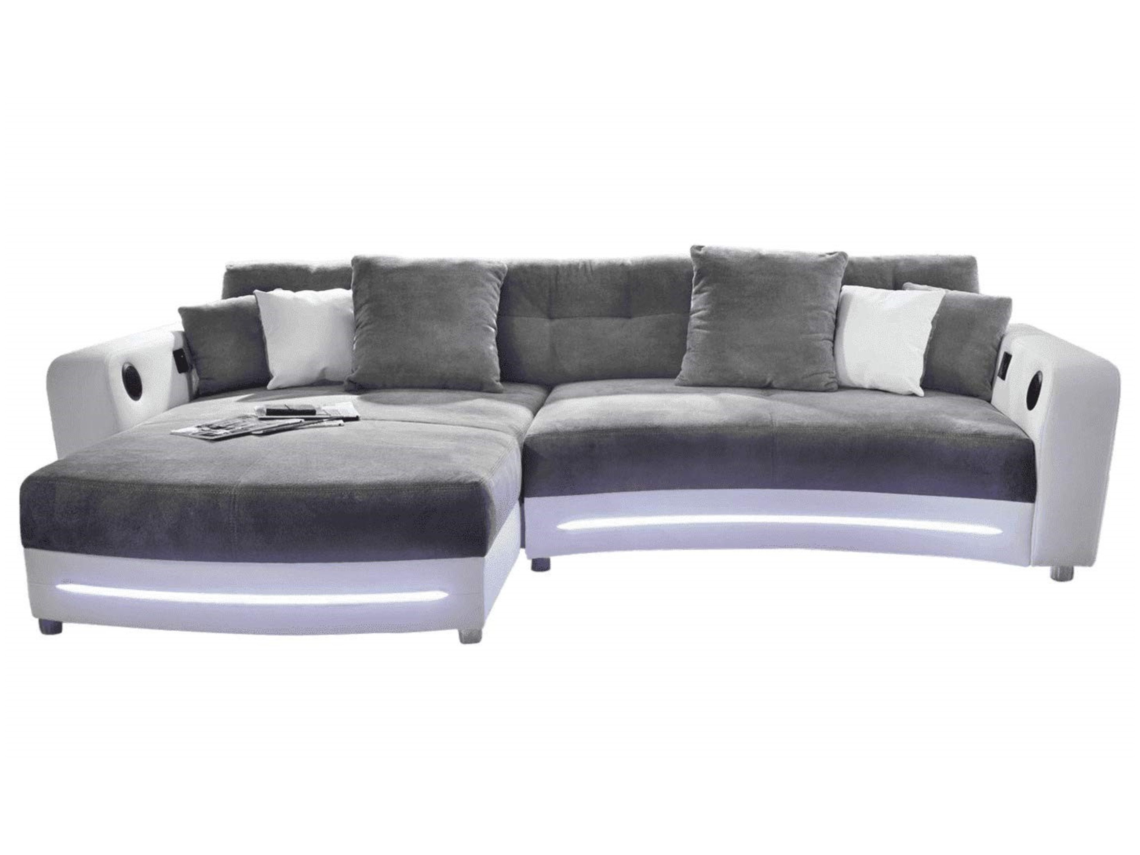luma-home Loungesofa 15410, Multimedia mit RGB-LED günstig online kaufen