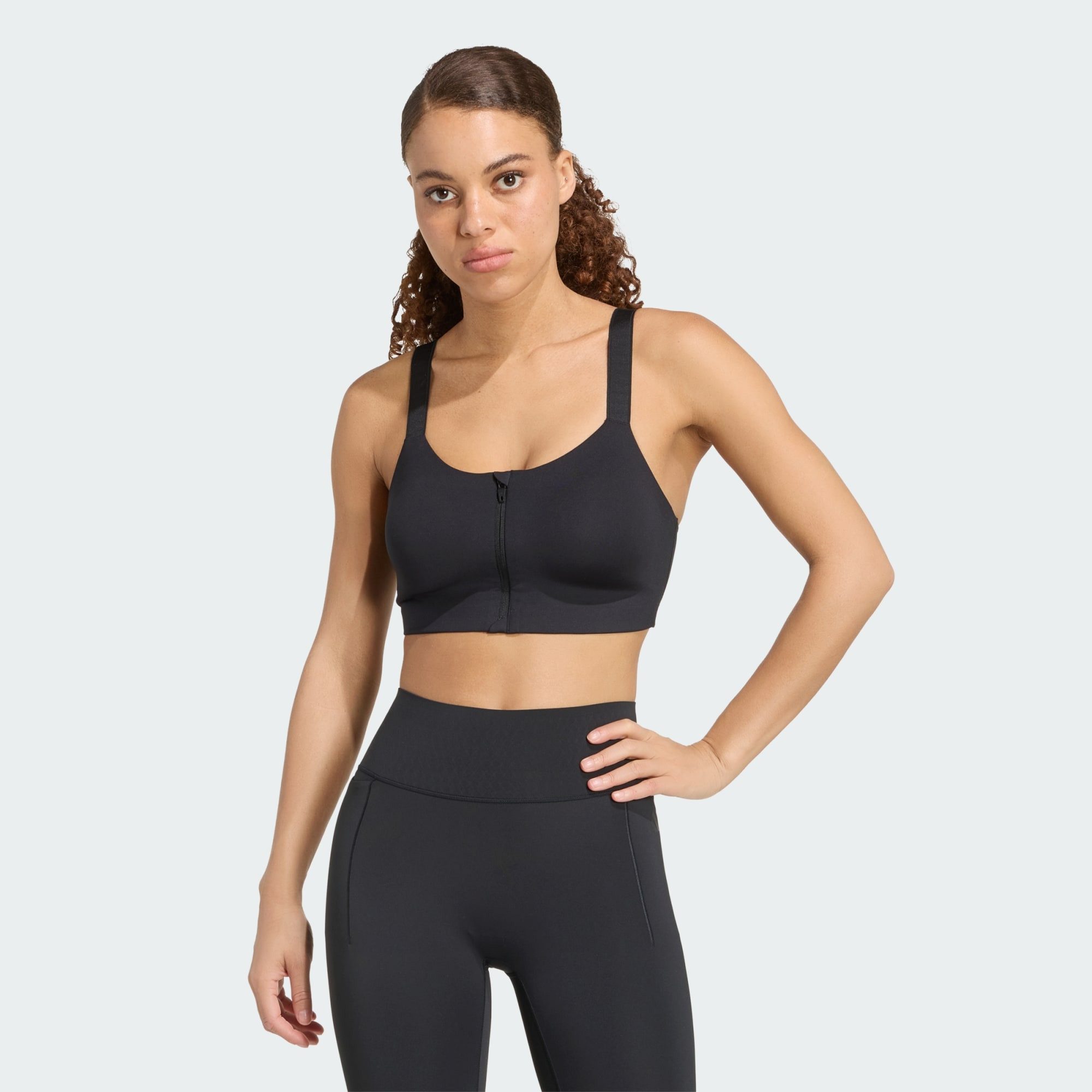 adidas Performance Sport-BH OPTIMÉ SPORT-BH, STARKER HALT, REISSVERSCHLUSS (1-tlg)