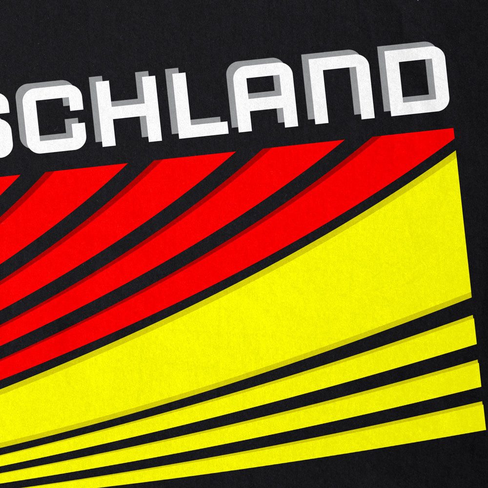style3 T-Shirt Deutschland Fan WM 2026 Fussball Trikot nationalflagge EM