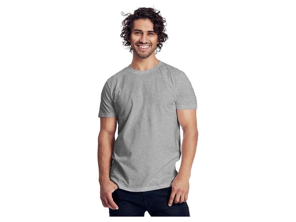 Bio-Herren-T-Shirt grau Rundhalsausschnitt Neutral Neutral mit T-Shirt