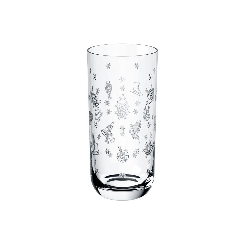 Villeroy & Boch Longdrinkglas Toy's Delight Longdrinkbecher, 2tlg., 2-tlg., Glas, Kristallglas, 2 Stck, spülmaschinenfest