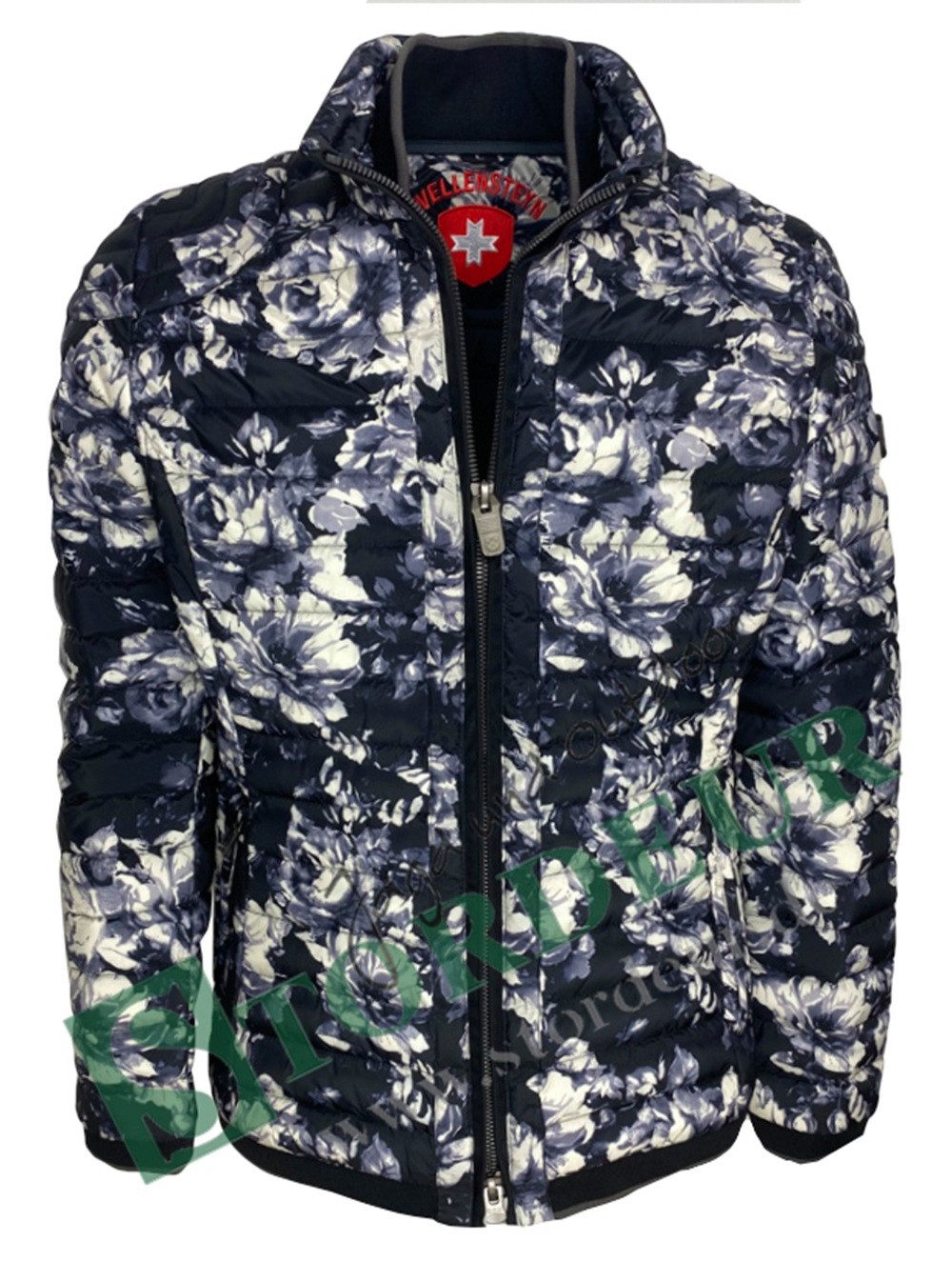 Wellensteyn Outdoorjacke WELLENSTEYN Helium Short Black White Flowers