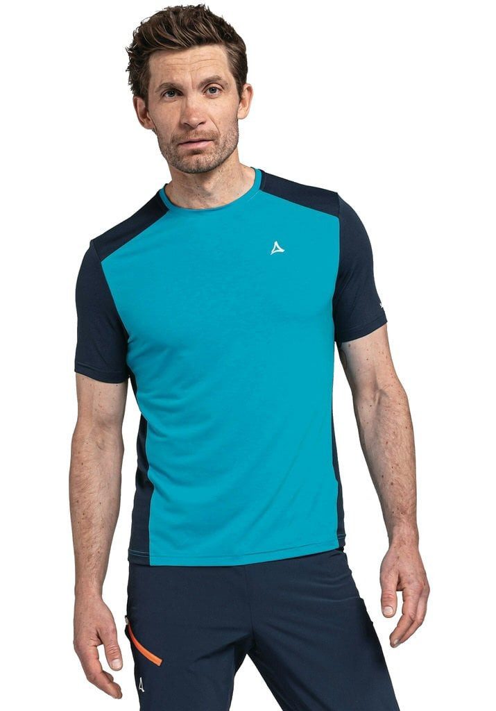 Schöffel T-Shirt Solvorn1 (4-Wege-Stretch, leicht) blau Herren