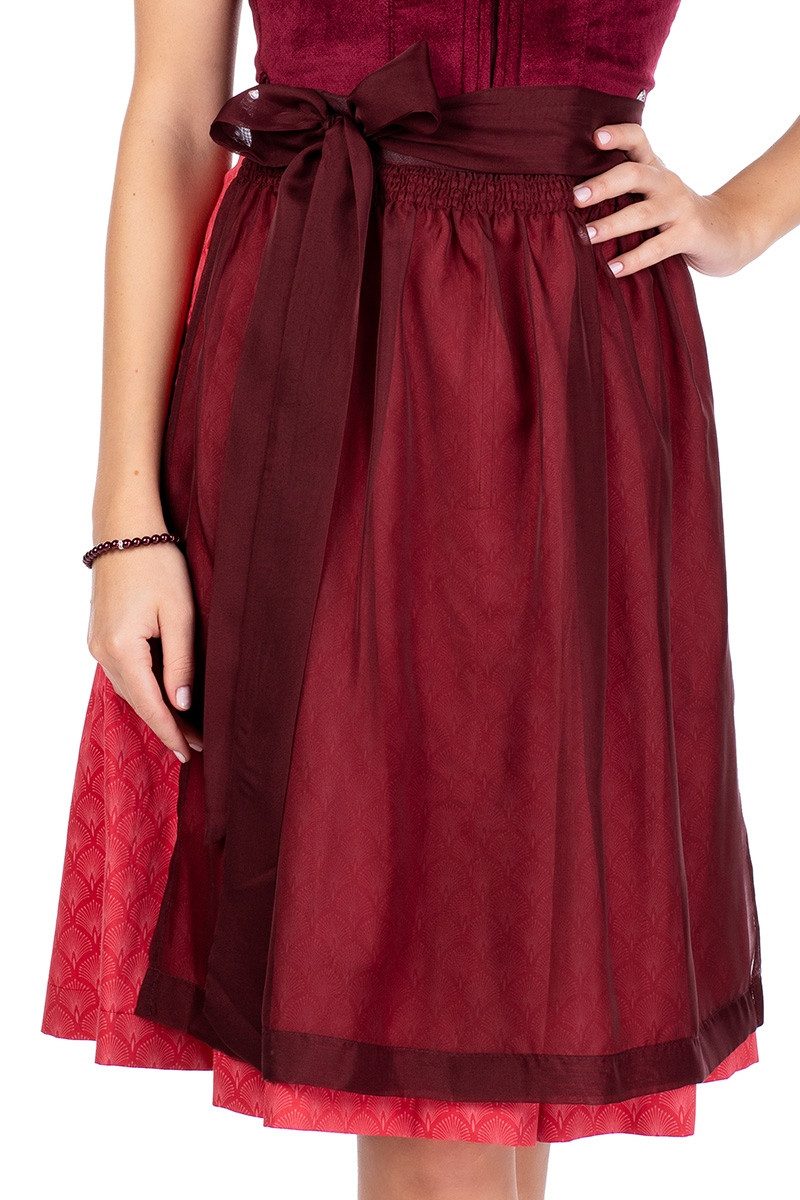 MarJo Dirndl Samt Dirndl 2tlg. - REHAU - kirsche