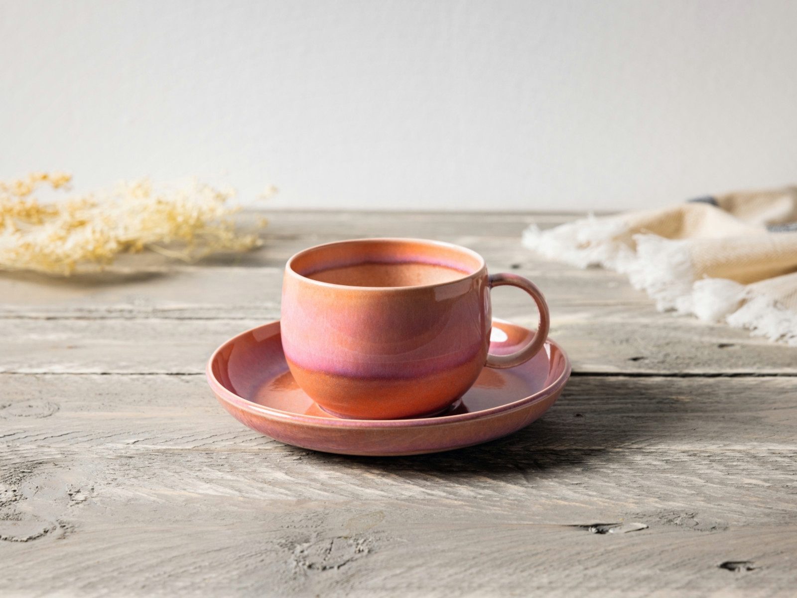 like. by Villeroy & Boch Untertasse Perlemor Coral Kaffeeuntertasse 16 cm