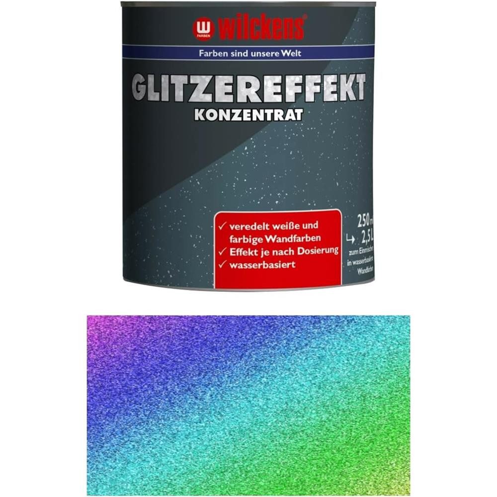 Wilckens Farben Effekt-Zusatz Glitzereffekt Konzentrat 250ml Zusatz für Wandfarben & Lacke, Spezielle Gel-Formel für optimale Vermischung