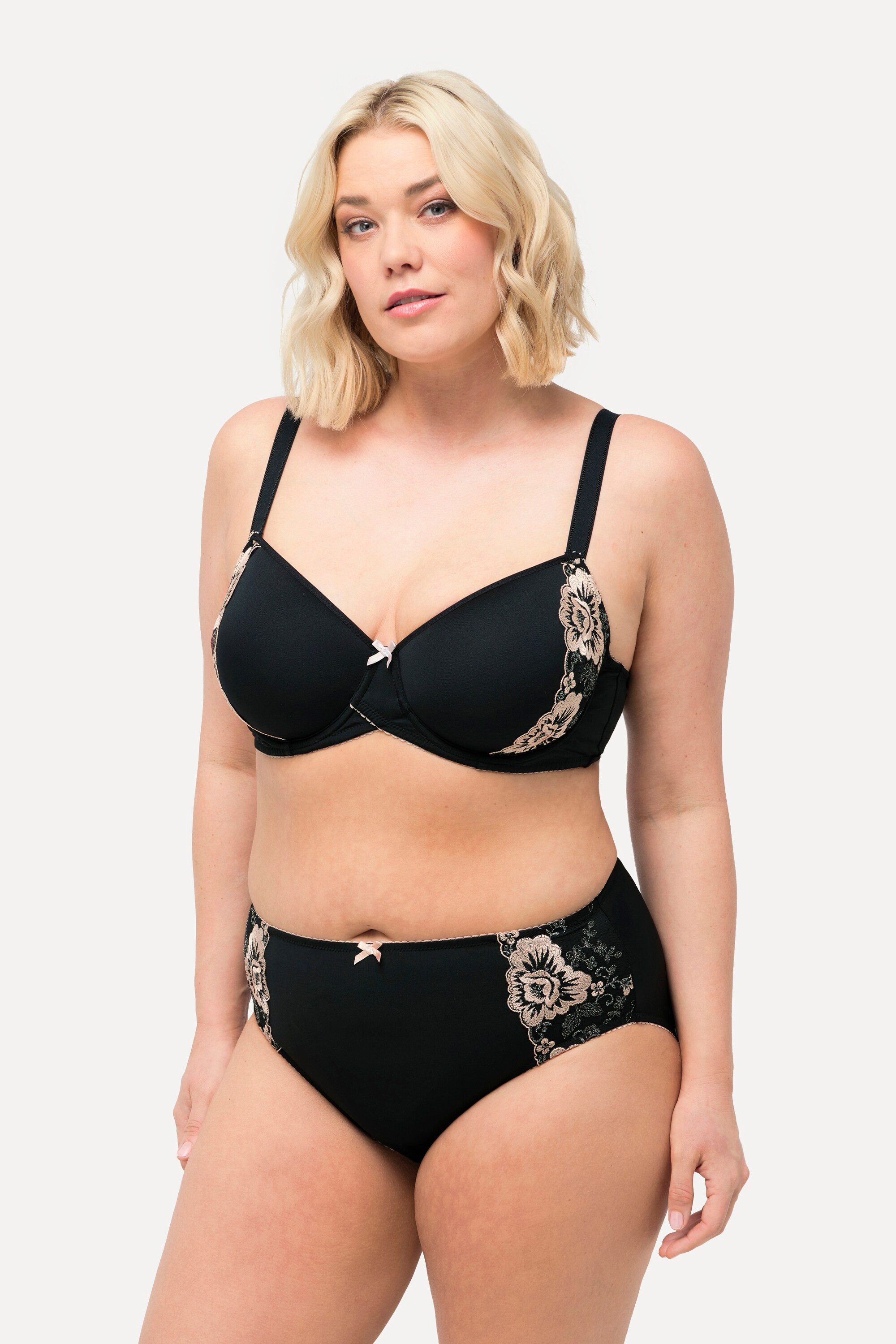 Slip TRUYOU Midislip Blütenspitze Mikrofaser