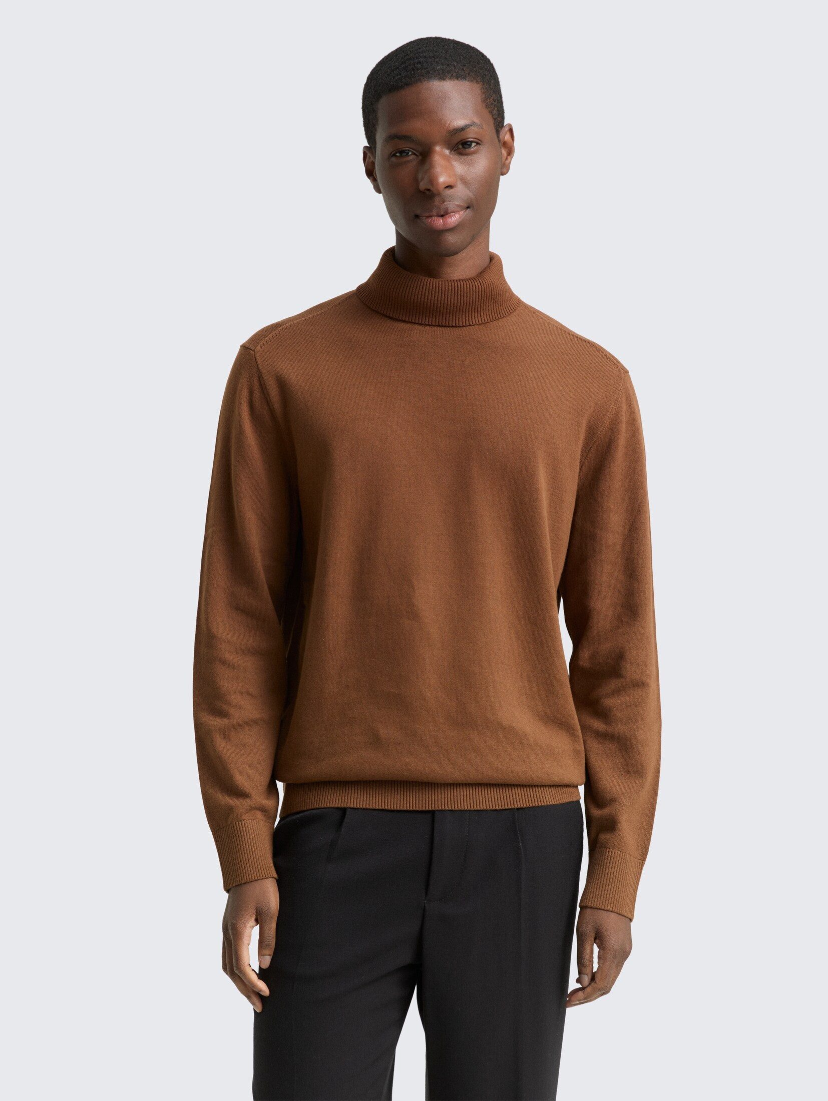 TOM TAILOR Denim Strickpullover Rollkragenpullover aus günstig online kaufen