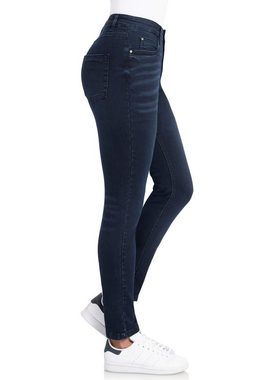 wonderjeans High-waist-Jeans High Waist WH72 Hoch geschnitten mit leicht verkürztem Bein