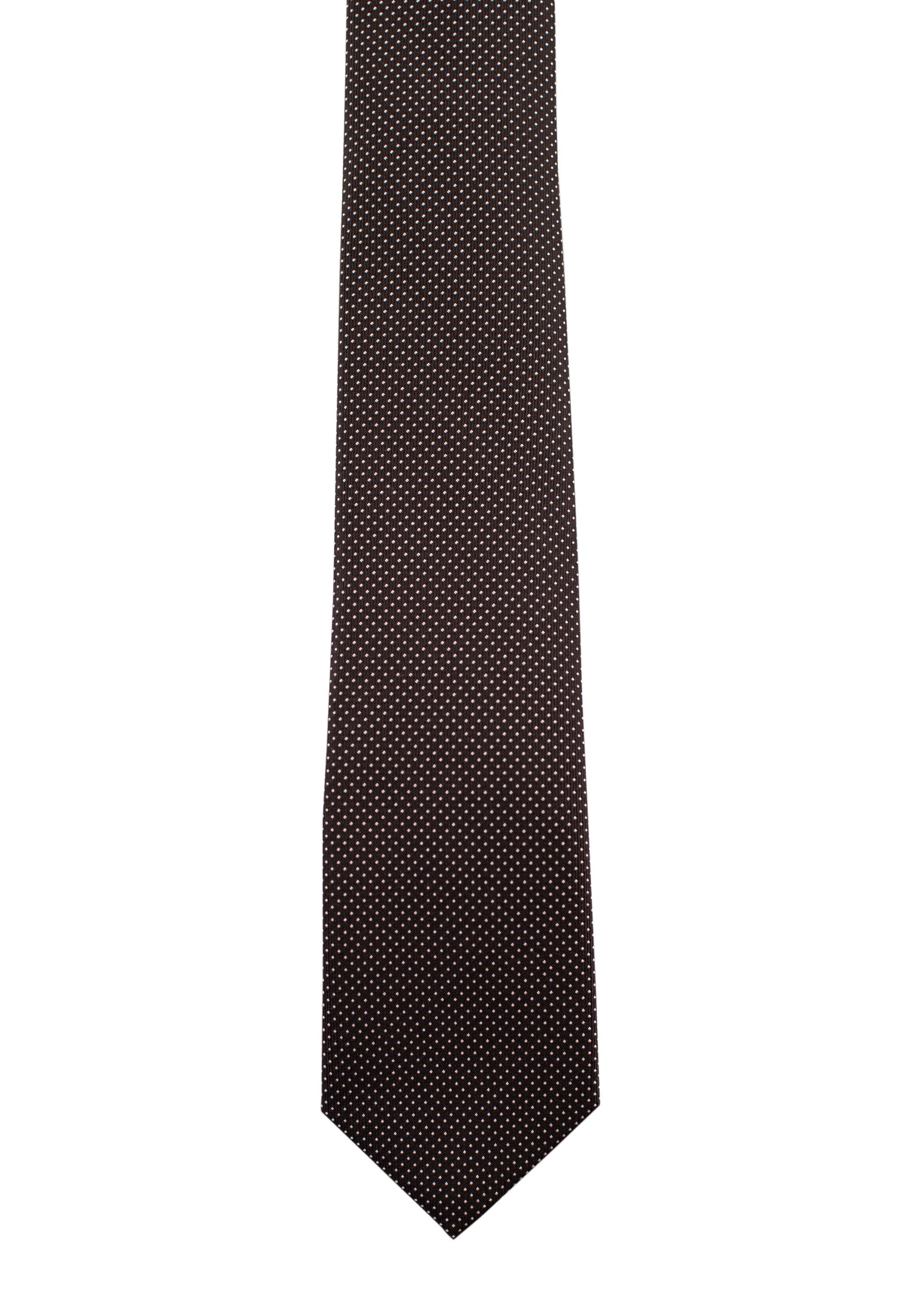 Roy Robson Krawatte aus 100% Seide - mit feiner Musterung BLACK/PATTER