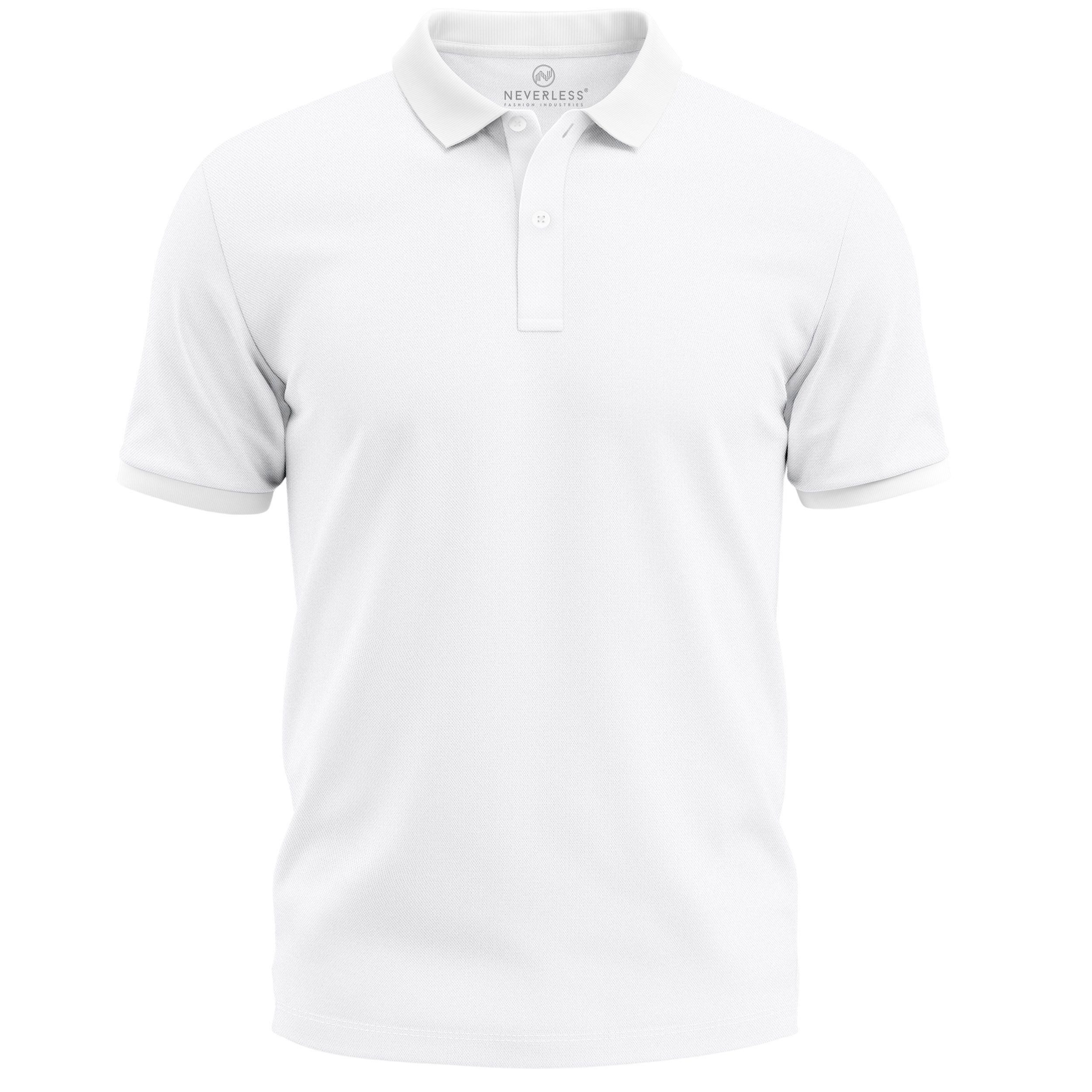 Neverless Poloshirt Herren Polo-Shirt Basicshirt mit Polokragen und Knopfle günstig online kaufen