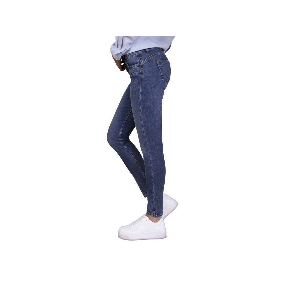 BLUE 5-Pocket-Jeans FIRE (1-tlg) uni