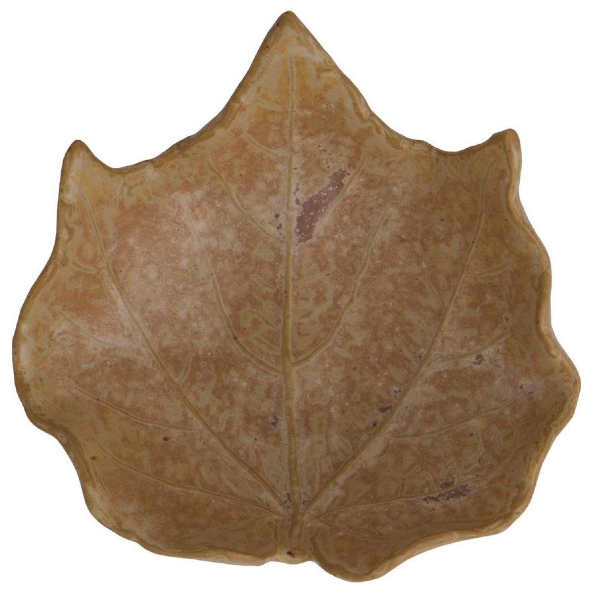 Ib Laursen Servierschale Ib Laursen Schale Blattschale Blatt Braun (11,7cm)