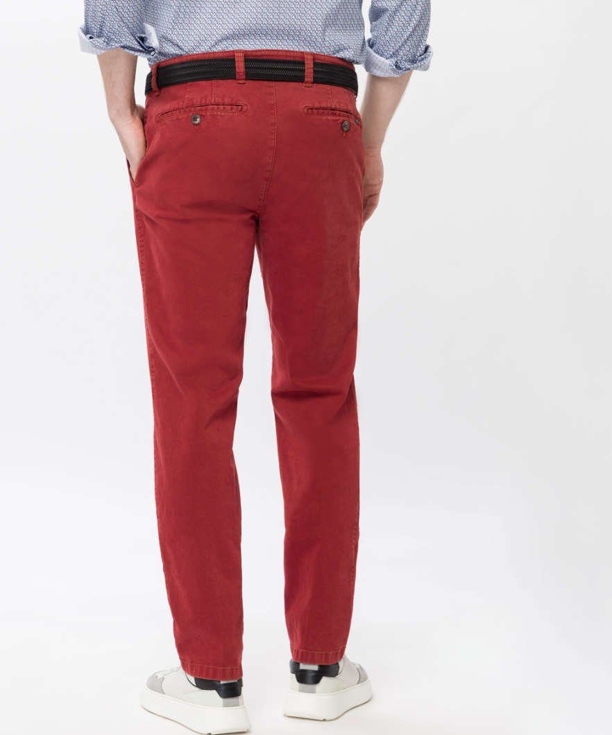 BRAX rot JIM EUREX Chinohose by Style