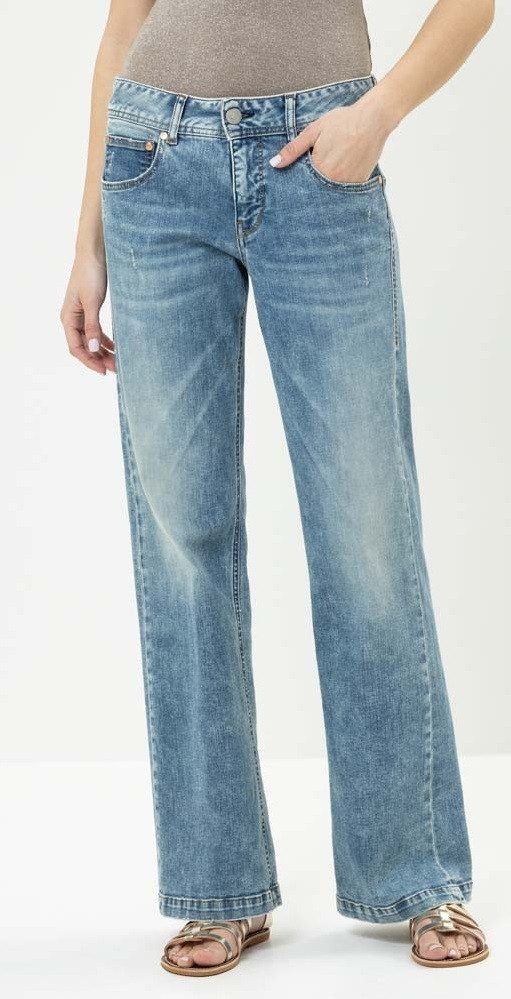 Herrlicher Destroyed-Jeans Edna Flared Jeans günstig online kaufen
