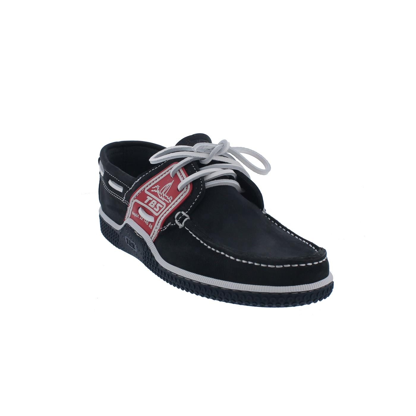 tbs TBS Globek, Navy + Grenadine, Nubukleder, D8R52 Bootsschuh