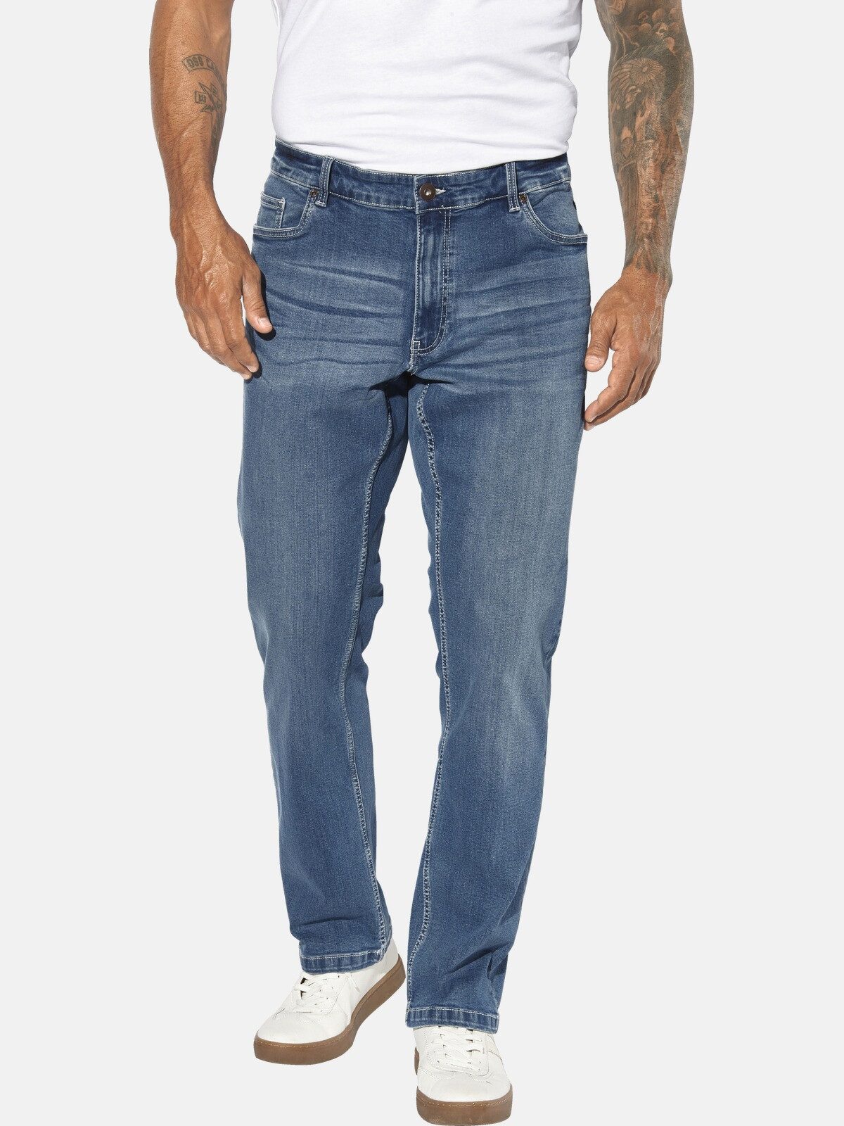 Jan Vanderstorm Comfort-fit-Jeans FJORDSEN mit Wascheffekt günstig online kaufen