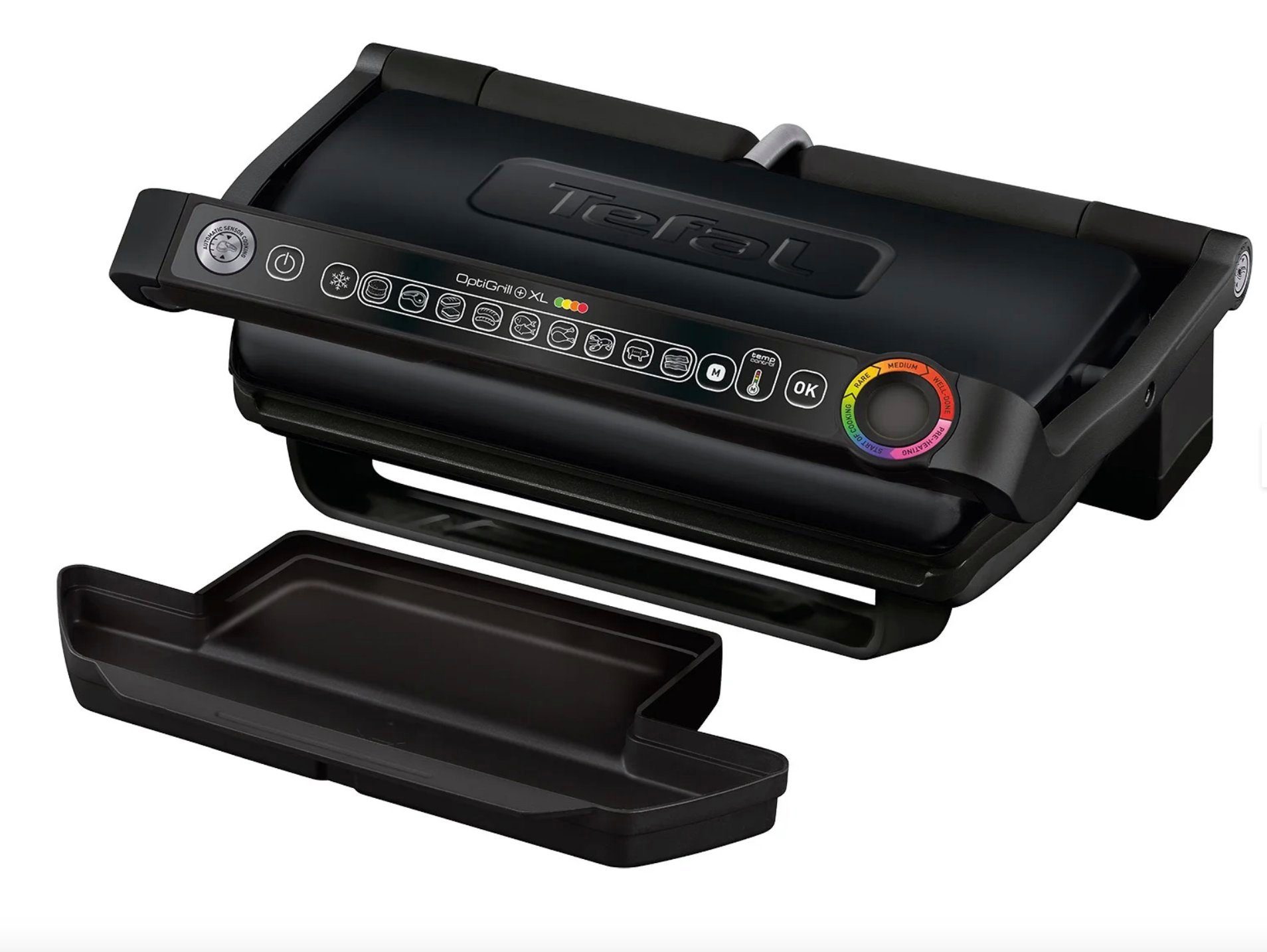 Tefal Kontaktgrill OptiGrill XL schwarz, »GC7228«