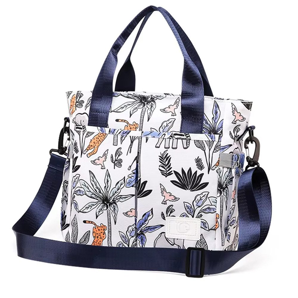 ZEUOPQ Tragetasche 20L Große Wickeltasche – Stilvolle Geräumige Baby-Tasche (Leichte Mummy-Tasche, 1-tlg., mit Mehreren Fächern,Isolierfach und Trageoptionen,Ideal für Unterwegs), wasserabweisend, Hand- und Umhängetasche für Mama und Baby