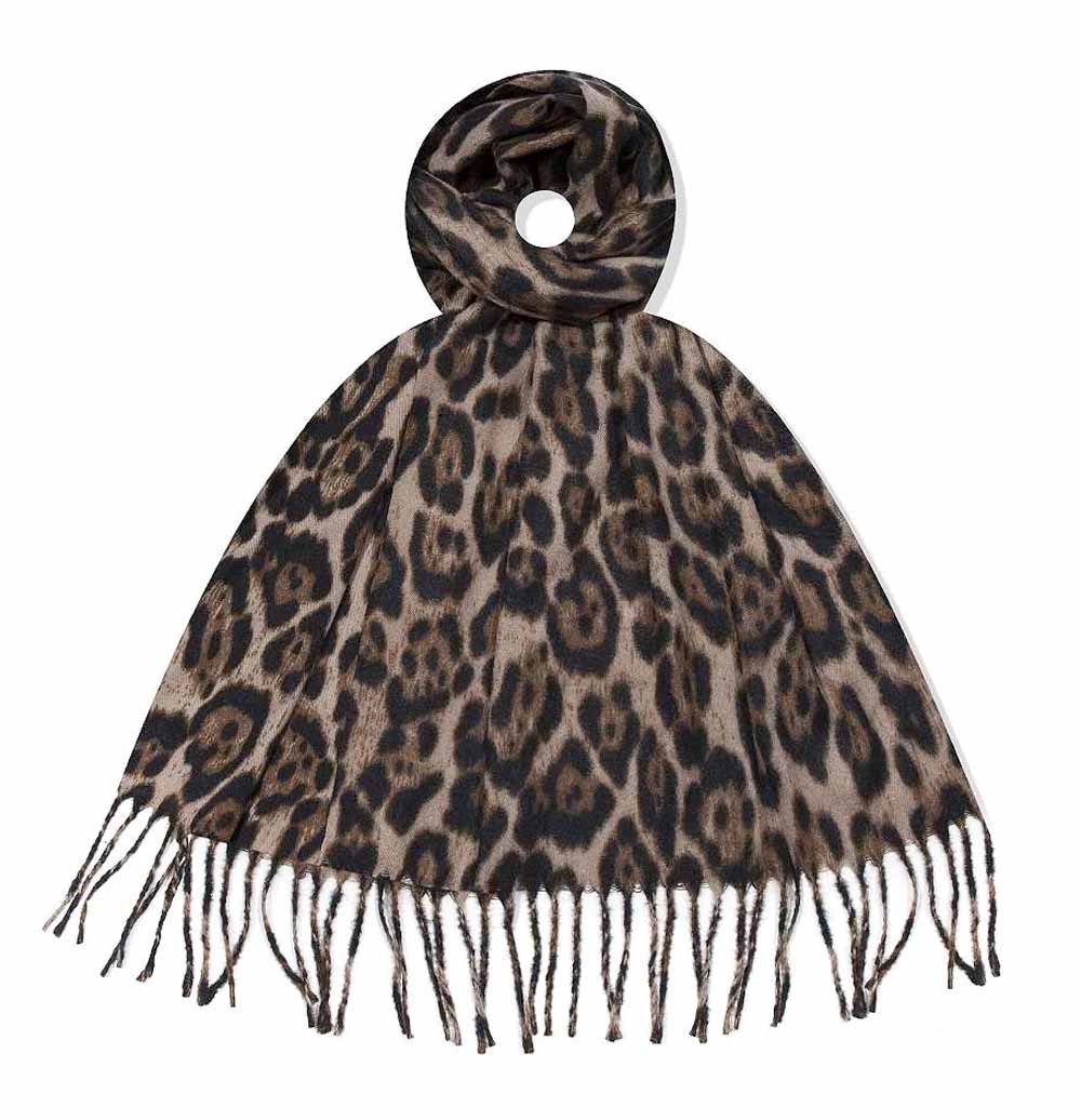 ITALYSHOP24 Modeschal Damen XL Schal Leopard günstig online kaufen