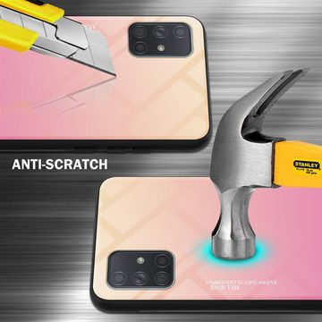 Cadorabo Handyhülle Samsung Galaxy A71 4G Samsung Galaxy A71 4G, Robustes Hard Case - Handy Schutzhülle - Hülle - Back Cover Bumper