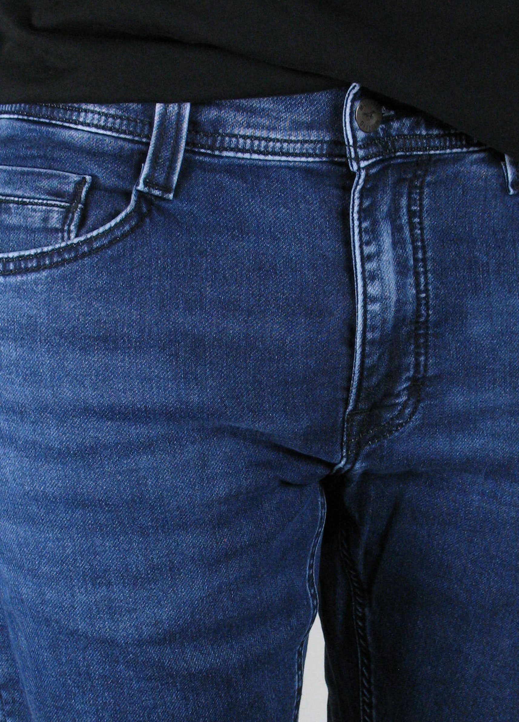 MUSTANG 5-Pocket-Jeans Oregon Tapered Sweat-Denim navy-5000883 K