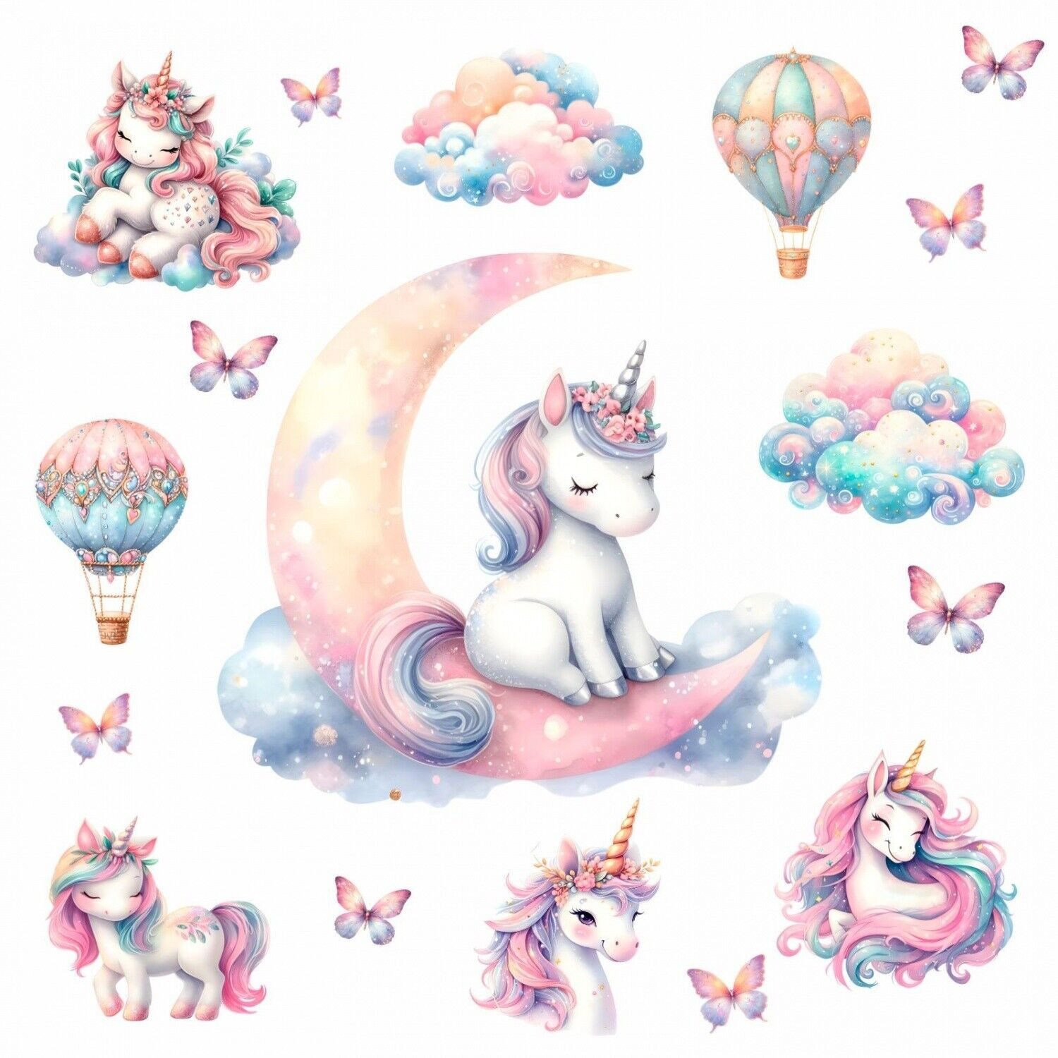 nikima Wandtattoo 264 Wandtattoo Einhorn auf günstig online kaufen