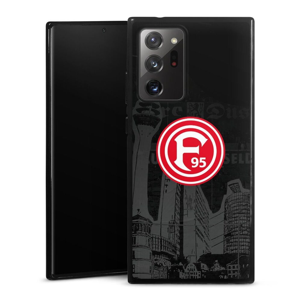 DeinDesign Handyhülle Fortuna Düsseldorf Offizielles Lizenzprodukt Logo Fortuna Logo City, Samsung Galaxy Note 20 Ultra 5G Silikon Hülle Bumper Case