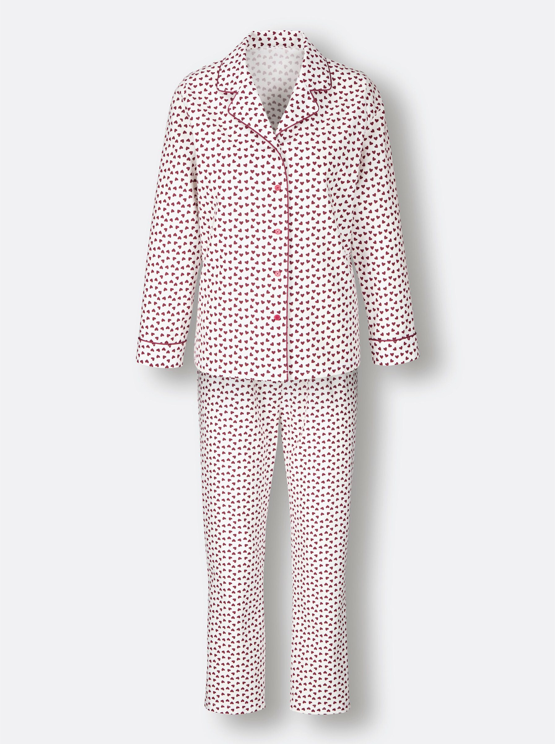 Witt Schlafanzug Pyjama Langarm