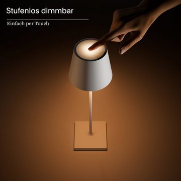 SIGOR LED Tischleuchte Tischleuchte NUINDIE Zartrosa, Dimmbar, 1 LED Platine, 2700 Kelvin