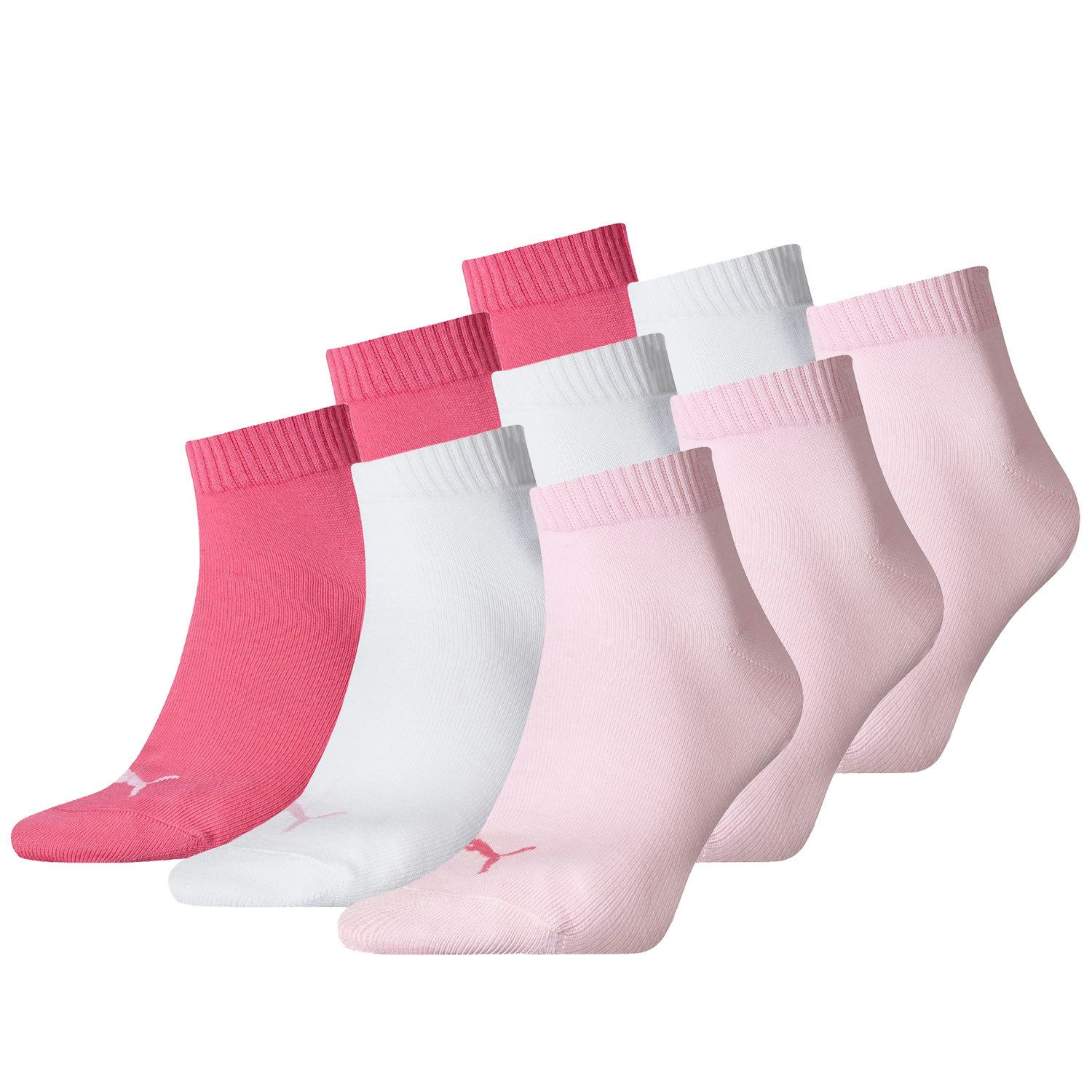 PUMA Kurzsocken PUMA UNISEX QUARTER PLAIN 3P