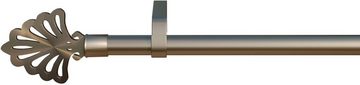 Gardinenstange Modena, indeko, Ø 16 mm, 1-läufig, Wunschmaßlänge, mit Bohren, verschraubt, Eisen
