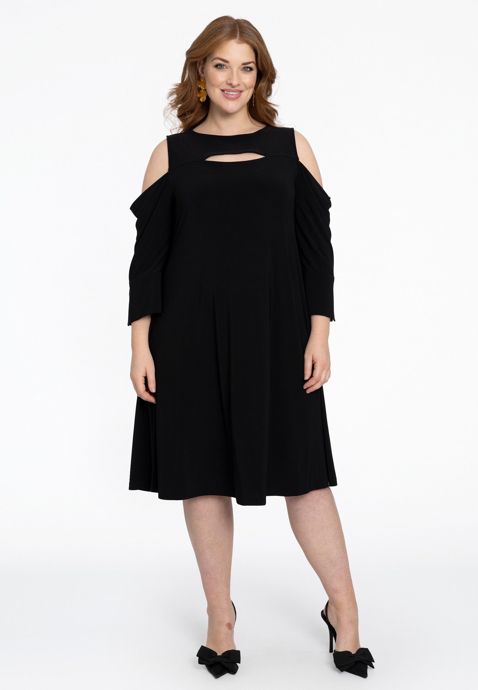 YOEK A-Linien-Kleid Damen Kleid Große Größen günstig online kaufen
