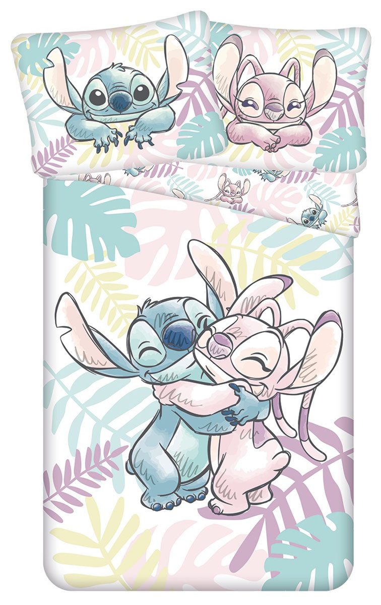 Disney Постельное белье Disney Lilo und Stitch Постельное белье Angel 140 x 200 + 70 x 90cm Baumwoll, Renforcé, 2 teilig