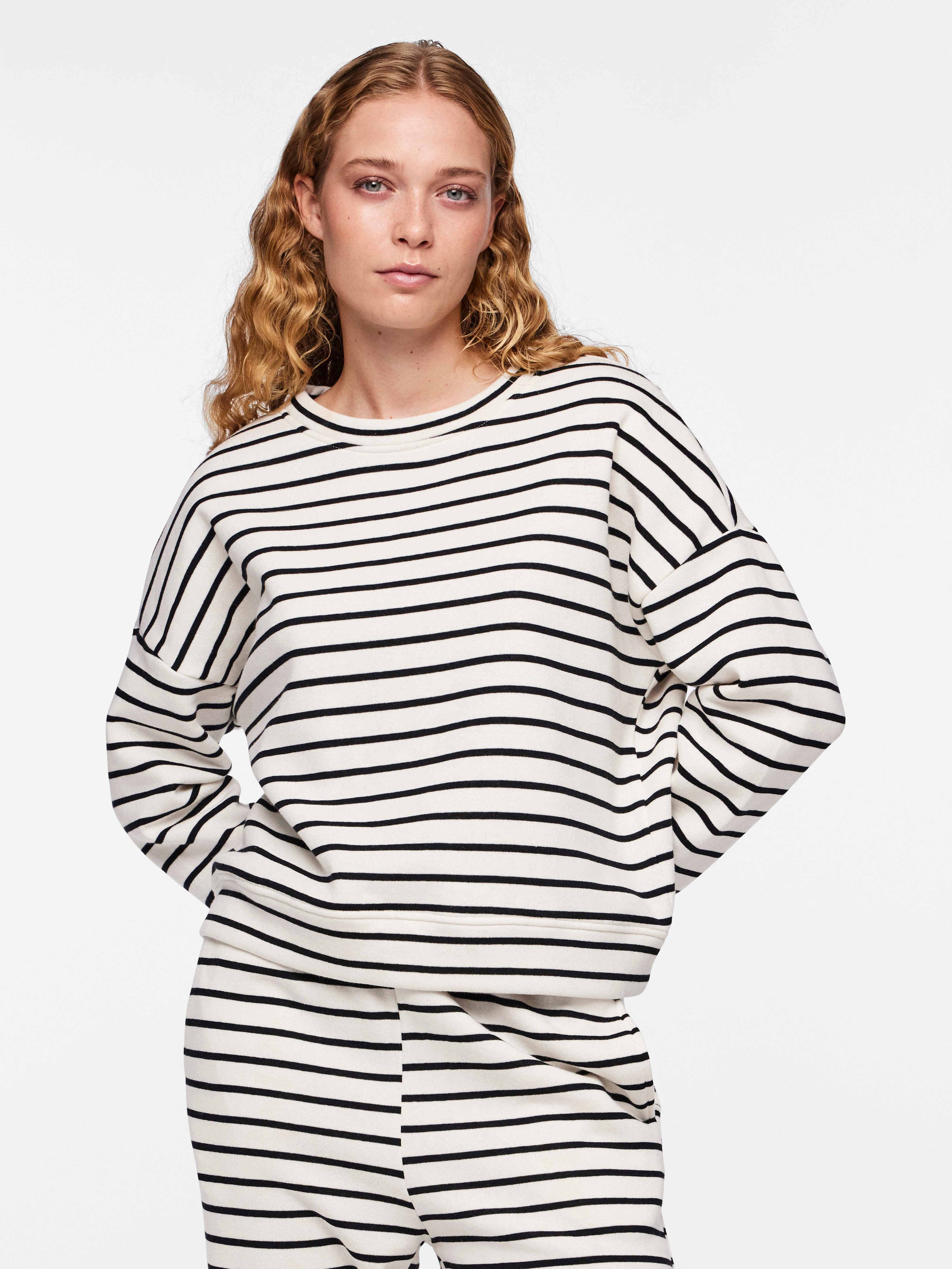 pieces Sweatshirt PCCHILLI LS SWEAT STRIPES günstig online kaufen