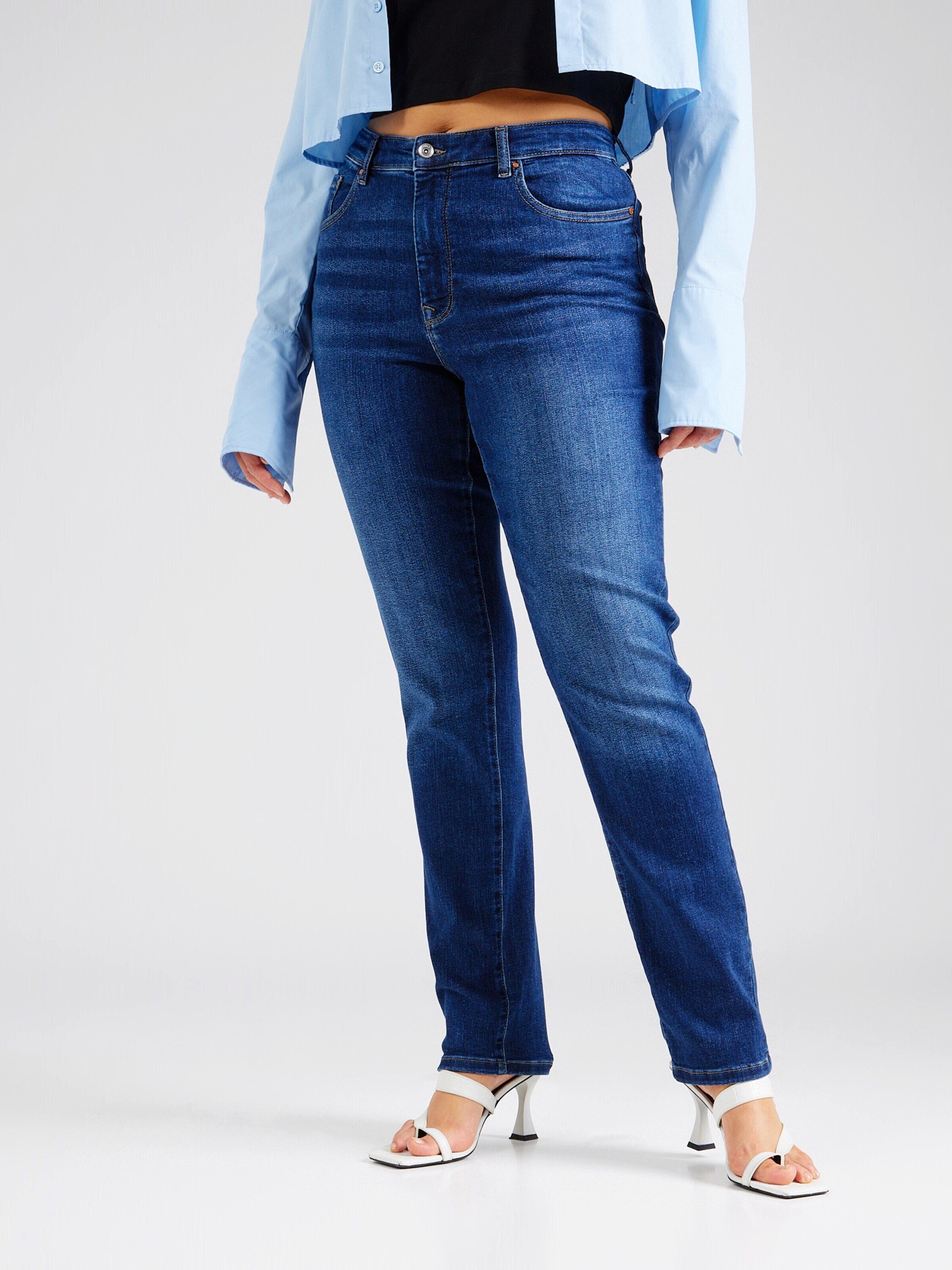 ONLY CARMAKOMA Slim-fit-Jeans CARSui (1-tlg) Plain/ohne Details
