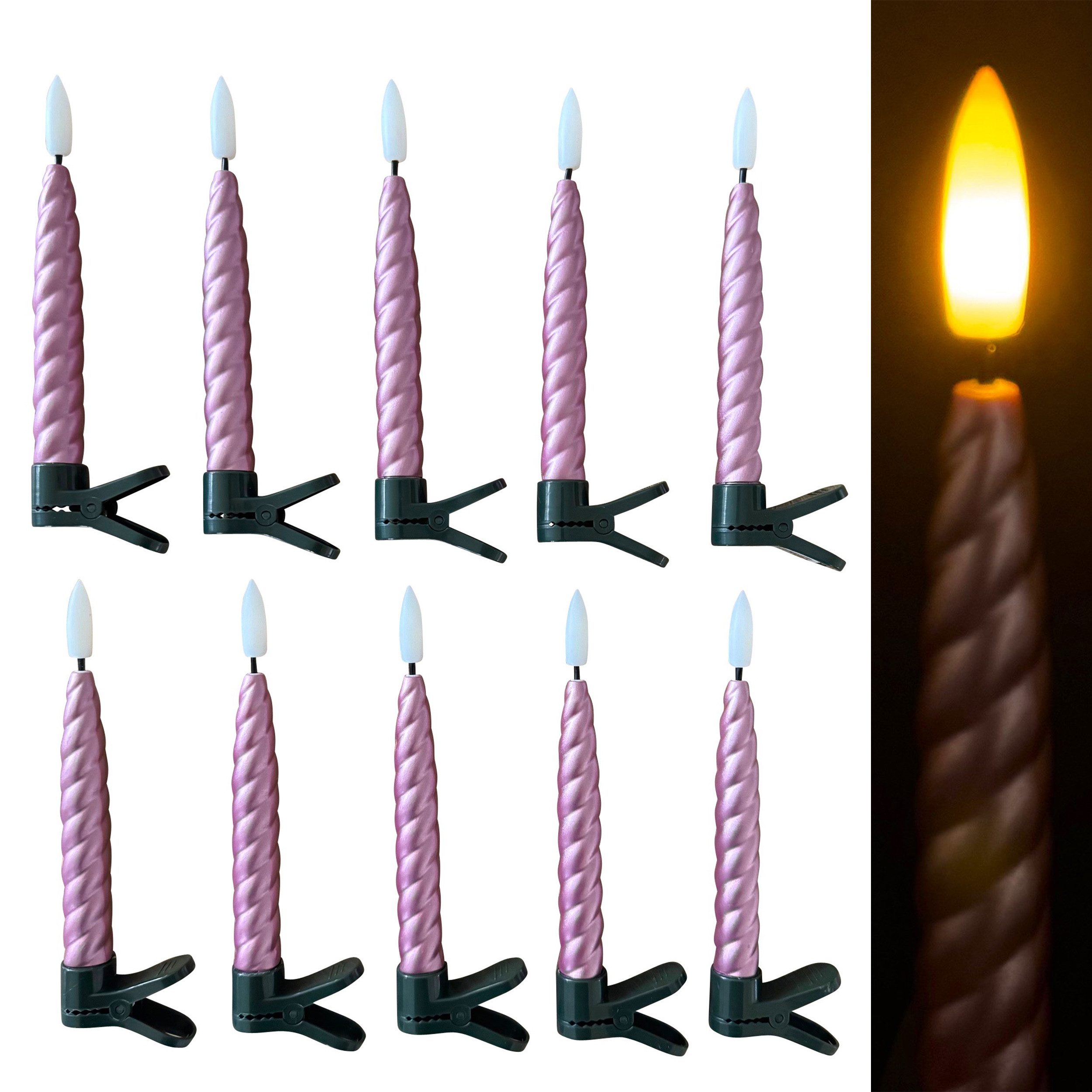 Online-Fuchs LED-Christbaumkerzen - Weihnachtskerzen kabellos mit günstig online kaufen