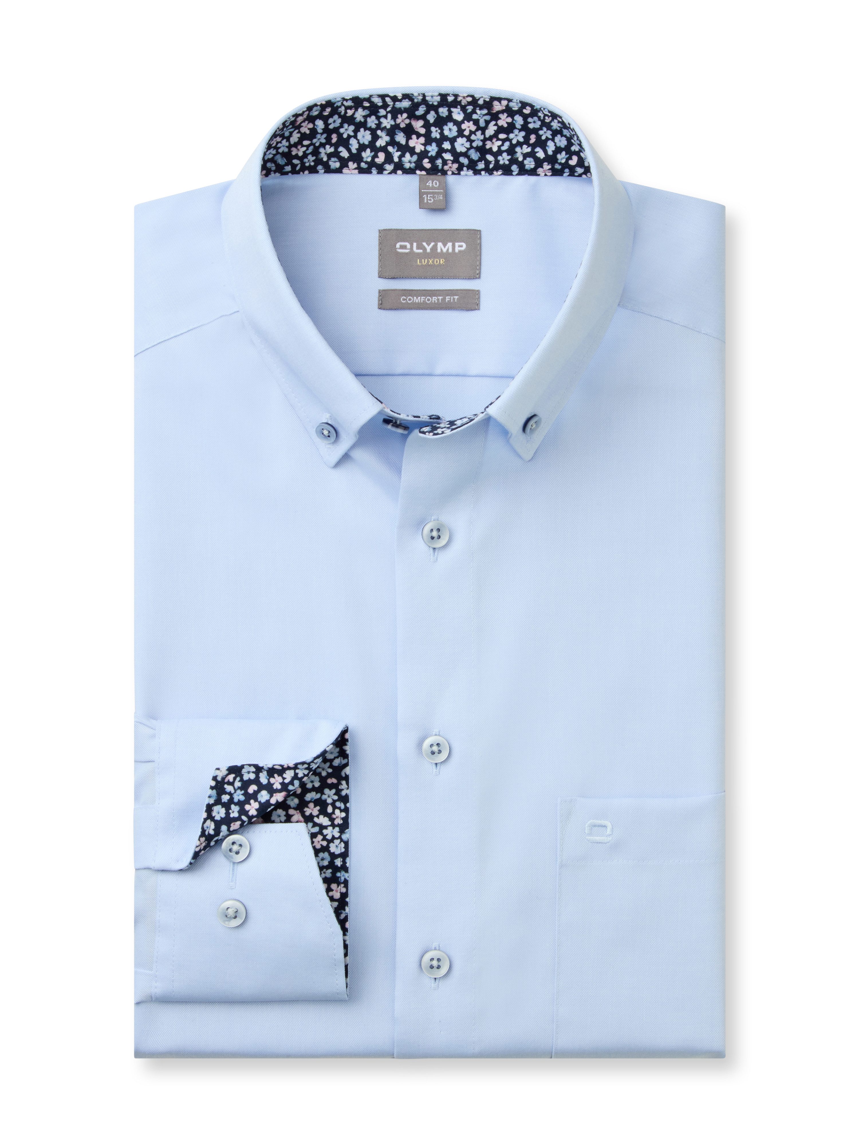 OLYMP Langarmhemd Luxor Businesshemd, comfort fit, Button-down-Kragen günstig online kaufen