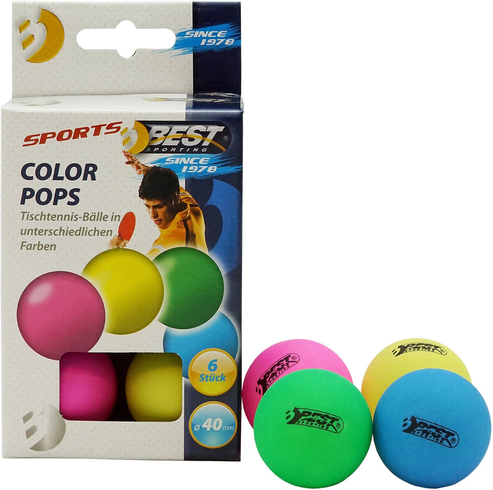 Best Sporting Tischtennisball »Tischtennisbälle Colour ...